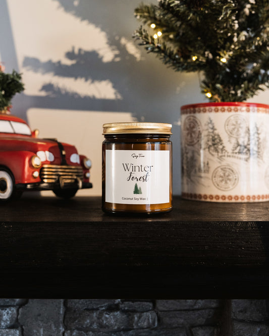 Winter Forest Candle