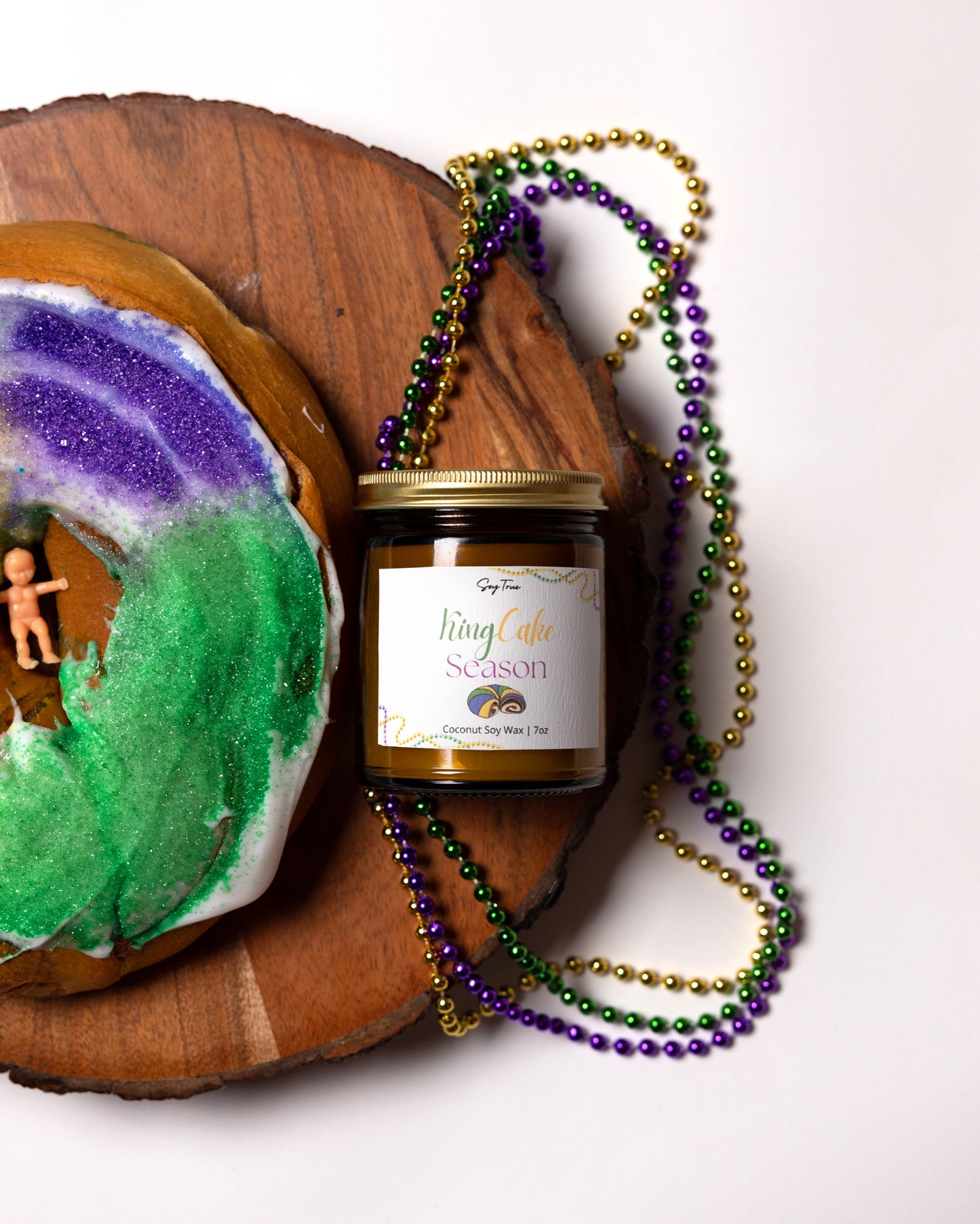 King Cake Season Candle